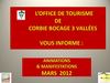 Programme manifestations et animations Mars 2012