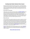 Avoiding Real Estate Rentals Online Scams
