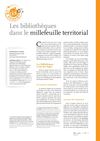 La réforme des collectivités territoriales et les bibliothèques - BBF