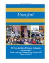 Revista Jurídica Primera Instacia Isus fori Enero-Febrero 2010