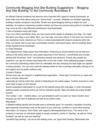 Community Blogging And Site-Building Suggestions -- Blogging And Site-Building To Aid Community Businesse S