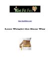 Lose Weight The Easy Way