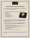Android Game Development