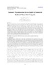 Customers Perception about Service Quality in Commercial Health and Fitness Clubs in Uganda