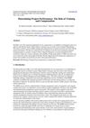 Determining Project Performance The Role of Training and Compensation