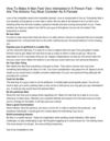 How To Make A Man Feel Very Interested In A Person Fast -- Here Are The Actions You Must Consider As A Female