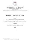 Rapport parlementaire sur l’impact du changement climatique en matière de sécurité et de défens