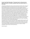 Credit Card Debt Remedies _ Precisely How Our Government's Stimulus Money Is Actually Creating Credit Card Debt...