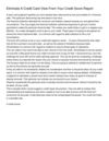Eliminate A Credit Card View From Your Credit Score Report