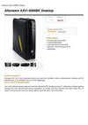 Alienware AX51-0066BK Desktop