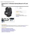 Cyborg R.A.T. 9 Wireless Gaming Mouse For PC And Mac