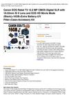 Canon EOS Rebel T3 12.2 MP CMOS Digital SLR With 18-55Mm IS II Lens And EOS HD Movie Mode (Black)+16GB+Extra...