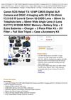 Canon EOS Rebel T3i 18 MP CMOS Digital SLR Camera And DIGIC 4 Imaging With EF-S 18-55Mm F 3.5-5.6 IS Lens & Canon...