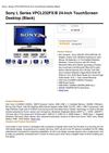 Sony L Series VPCL232FX B 24-Inch Touchscreen Desktop