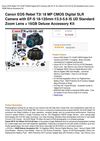 Canon EOS Rebel T3i 18 MP CMOS Digital SLR Camera With EF-S 18-135Mm F 3.5-5.6 IS UD Standard Zoom Lens + 16GB Deluxe...