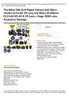 The Nikon D90 SLR Digital Camera With Nikon 18-55M F3.5-5.6G VR Lens And Nikon 55-200Mm F3.5-5.6G ED AF-S VR Lens +...