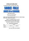 soirée attin