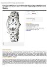 Chopard Women's 27 8418-23 Happy Sport Diamond Watch