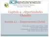 CAPITULO 4, SECC 4.1 OPORTUNIDADES GLOBALES MERCADEO
