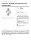Cartier Men's W31074M7 Pasha C Stainless Steel Automatic Watch