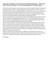 Learning To Make The First Day Incredibly Interesting -- Blow The Girl Off Of And Obtain The Girl Pleading With For...