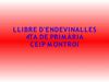 LLIBRE D'ENDEVINALLES 4TA