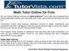 Math Tutor Online for Free