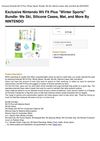 Exclusive Nintendo Wii Fit Plus Winter Sports Bundle- We Ski, Silicone Cases, Mat, And More By NINTENDO