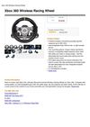 Xbox 360 Wireless Racing Wheel