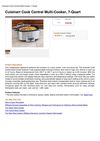 Cuisinart Cook Central Multi-Cooker, 7-Quart
