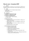 SIP Plan de cours