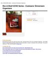 Rev-A-Shelf 5CW2 Series - Cookware Dinnerware Organizers