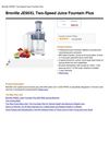 Breville JE95XL Two-Speed Juice Fountain Plus