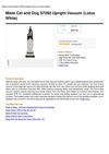 Miele Cat And Dog S7260 Upright Vacuum