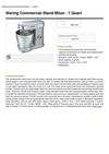 Waring Commercial Stand Mixer - 7 Quart