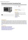 Kitchenaid Convection Countertop Oven