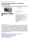 Waring CO1500B Professional 1.5-Cubic-Foot Convection Oven