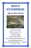 Don's Special Events Catalog 2012