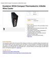 Koolatron WC04 Compact Thermoelectric 4-Bottle Wine Cooler