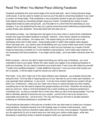 Read This When You Market Place Utilizing Facebook