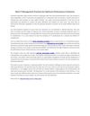 Ideal IT Management Practices for Optimum Performance in Business