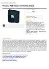 Prozone PZ6 Indoor Air Purifier, Black