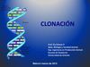 Clase de Clonación curso Biotecnología