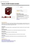 Newair AI100R Portable Icemaker
