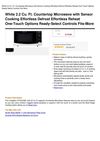 White 2.2 Cu. Ft. Countertop Microwave With Sensor Cooking Effortless Defrost Effortless Reheat One-Touch Options...
