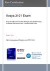 Pass AVAYA 3101 Exam 