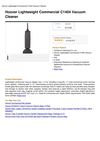 Hoover Lightweight Commercial C1404 Vacuum Cleaner