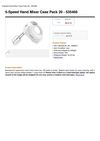 5-Speed Hand Mixer Case Pack 20 - 535468