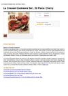 Le Creuset Cookware Set , 20 Piece Cherry