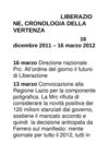 La cronologia della vertenza di Liberazione